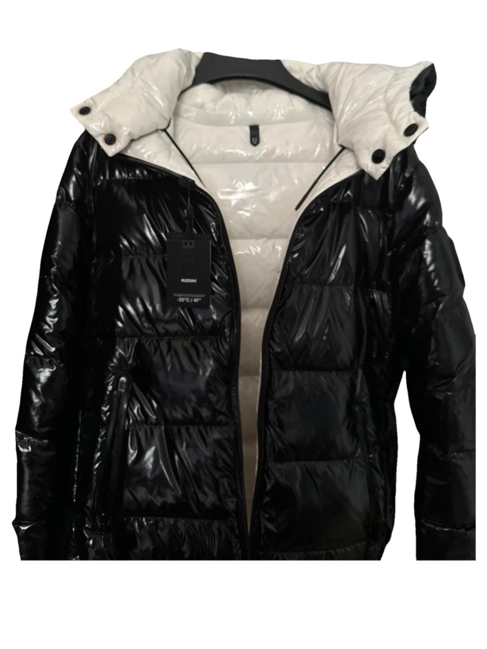 RUDSAK Marnie reversable Black and white Puffer Jacket